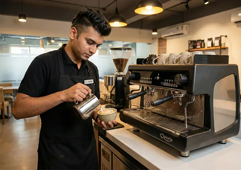 Barista specialisation course at Sisique Institute Shimla