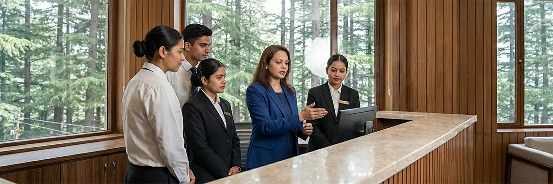 Hospitality courses in Shimla with hands-on training