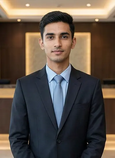 Front office executive trained in hospitality operations