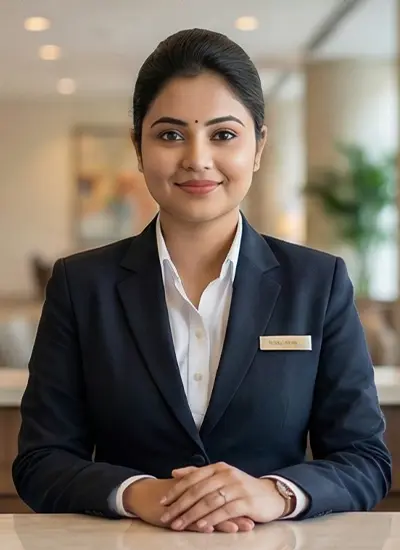 sisique front office hospitality student working professional